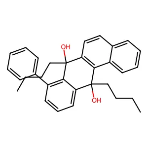 7,12-Dibutyl-8-phenylbenzo[a]anthracene-7,12-diol structure