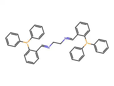 N1,N2-Bis((2-(diphenylphosphino)phenyl)methylene)-1,2-ethanediamine structure