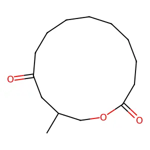 Oxacyclotetradecane-2,11-dione, 13-methyl- structure