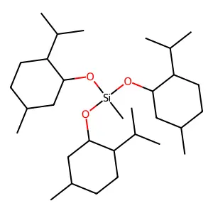 Silane, methyltris[[5-methyl-2-(1-methylethyl)cyclohexyl]oxy]- structure