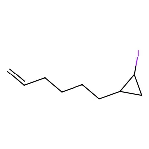 1-(5-Hexenyl)-2-iodocyclopropane structure