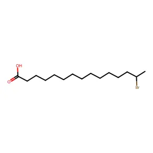 14-Bromopentadecanoic acid structure