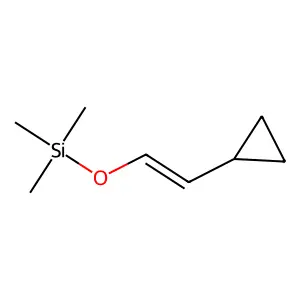 (2-Cyclopropylvinyloxy)trimethylsilane structure