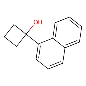 Cyclobutanol, 1-(1-naphthalenyl)- structure