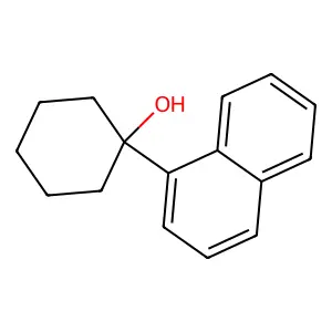 Cyclohexanol, 1-(1-naphthalenyl)- structure