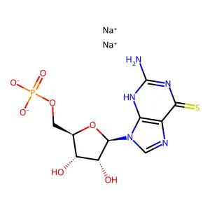 6-Thioguanosine monophosphate structure