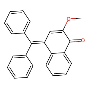 4-(Diphenylmethylidene)-2-methoxynaphthalen-1(4H)-one structure