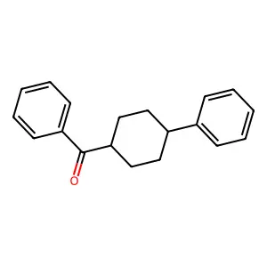 Phenyl-(4-phenylcyclohexyl)methanone structure