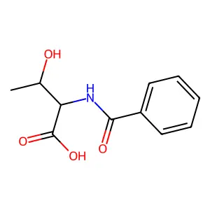 Benzoylthreonine structure