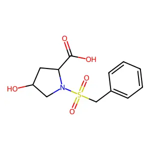 1-(Benzylsulfonyl)-4-hydroxyproline structure