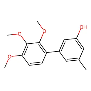 3-Methyl-5-(2,3,4-trimethoxyphenyl)phenol structure