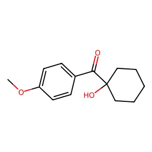 (1-Hydroxycyclohexyl)-(4-methoxyphenyl)methanone structure