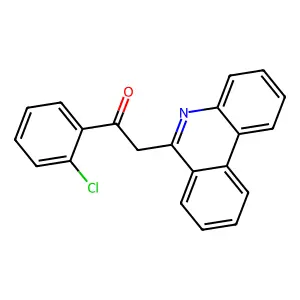 1-(2-Chlorophenyl)-2-(phenanthridin-6-YL)ethan-1-one structure