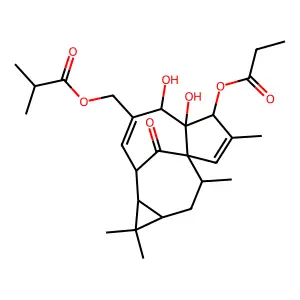 Ingenol-3-propionate-20-isobutyrate structure