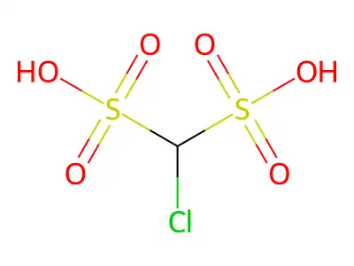 Chloromethanedisulfonic Acid structure