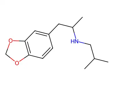 N-Isopropyl-3,4-methylenedioxyamphetamine structure