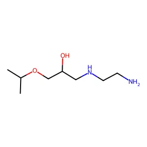 1-[(2-Aminoethyl)amino]-3-[(propan-2-yl)oxy]propan-2-ol structure