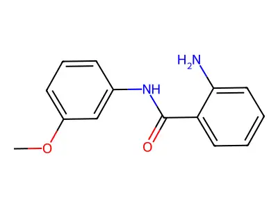 2-amino-N-(3-methoxyphenyl)benzamide structure