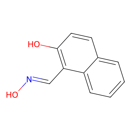 1-[(Hydroxyimino)methyl]naphthalen-2-ol structure