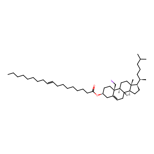 19-Iodocholesteryl oleate structure