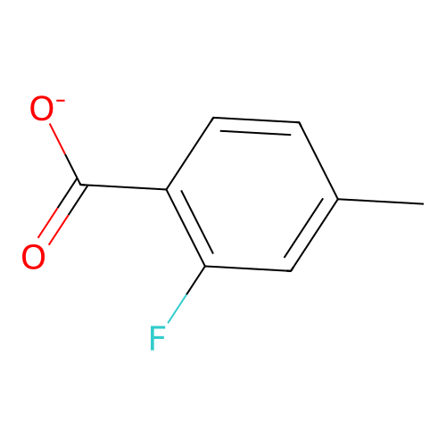 2-Fluoro-4-methylbenzoate structure