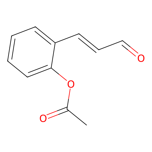 2-Propenal, 3-(2-(acetyloxy)phenyl)- structure