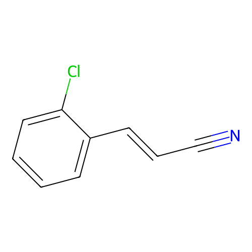 3-(2-Chlorophenyl)prop-2-enenitrile structure