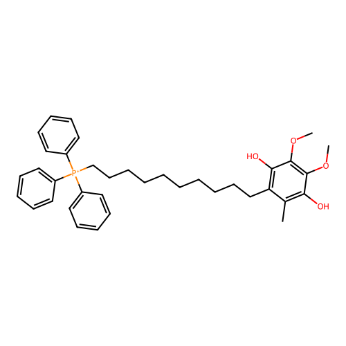 Mitoquinol cation structure