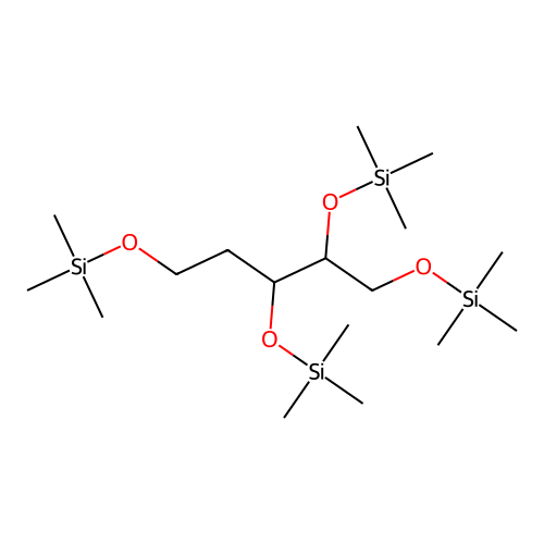 D-Erythro-Pentitol, 2-deoxy-1,3,4,5-tetrakis-O-(trimethylsilyl)- structure