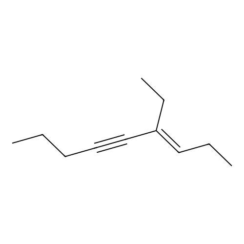 (3E)-4-Ethyl-3-nonen-5-yne structure