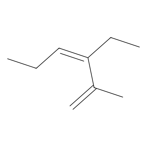 1,3-Hexadiene, 3-ethyl-2-methyl-, (Z)- structure
