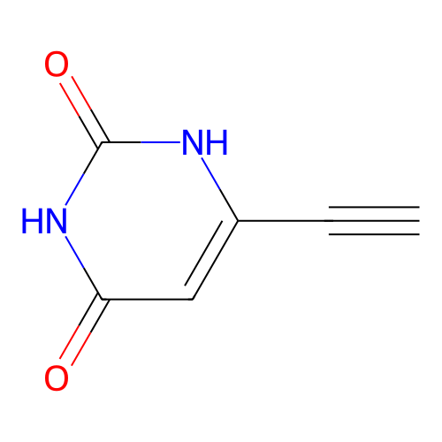 6-Ethynyluracil structure
