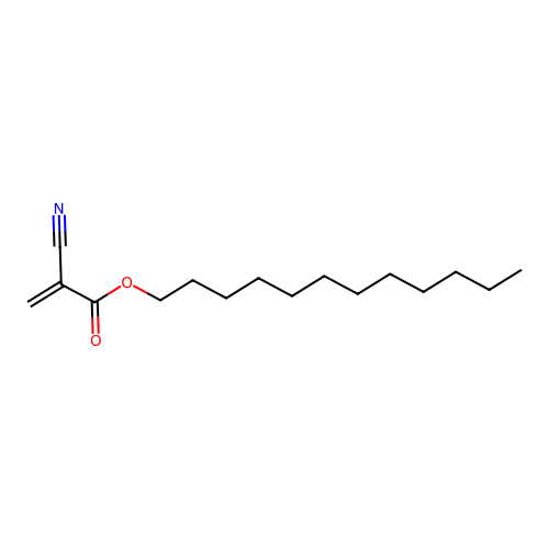 2-Propenoic acid, 2-cyano-, dodecyl ester structure