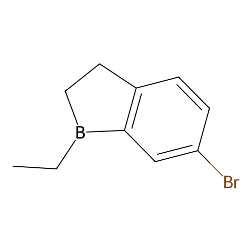 1H-1-Benzoborole, 6-bromo-1-ethyl-2,3-dihydro- structure