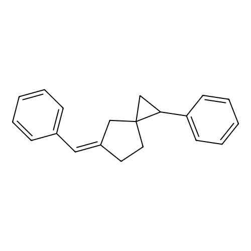 6-Benzylidene-2-phenylspiro[2.4]heptane structure