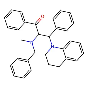 2-[Benzyl(methyl)amino]-3-(3,4-dihydroquinolin-1(2H)-yl)-1,3-diphenylpropan-1-one structure