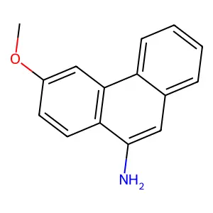 6-Methoxyphenanthren-9-amine structure