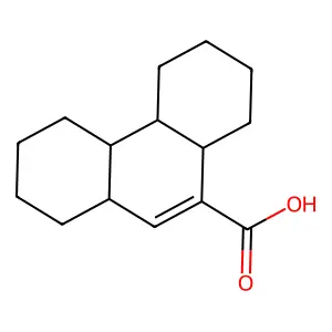 1,2,3,4,4a,4b,5,6,7,8,8a,10a-Dodecahydrophenanthrene-9-carboxylic acid structure