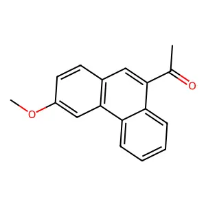 1-(3-Methoxyphenanthren-9-yl)ethanone structure
