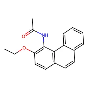 N-(3-ethoxyphenanthren-4-yl)acetamide structure