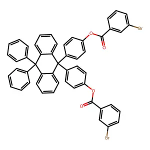 [4-[9-[4-(3-bromobenzoyl)oxyphenyl]-10,10-diphenylanthracen- structure