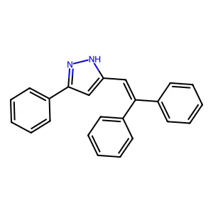 5-(2,2-Diphenylvinyl)-3-phenyl-1H-pyrazole structure