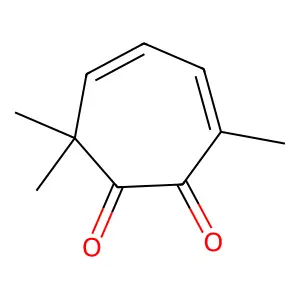 3,7,7-Trimethylcyclohepta-3,5-diene-1,2-dione structure