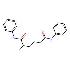 2-methyl-N,N'-diphenylhexanediamide structure