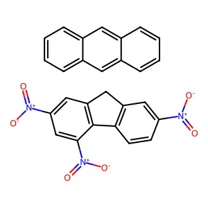 anthracene; 2,4,7-trinitro-9H-fluorene structure