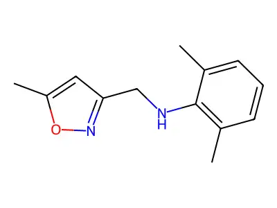 3-Isoxazolemethanamine, N-(2,6-dimethylphenyl)-5-methyl- structure