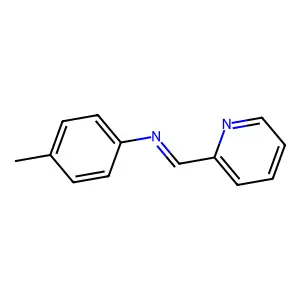 4-Methyl-N-(2-pyridinylmethylene)benzenamine structure