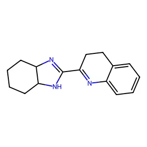 2-(3a,4,5,6,7,7a-hexahydro-1H-benzimidazol-2-yl)-3,4-dihydroquinoline structure