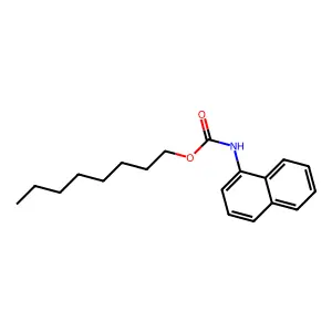 Octyl naphthalen-1-ylcarbamate structure