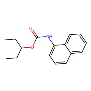 pentan-3-yl N-naphthalen-1-ylcarbamate structure